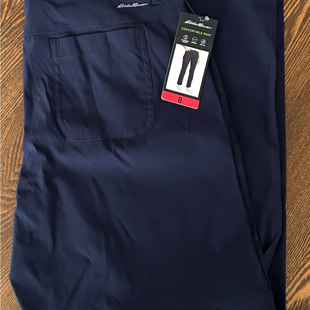 Eddie Bauer Blue Convertable Pants